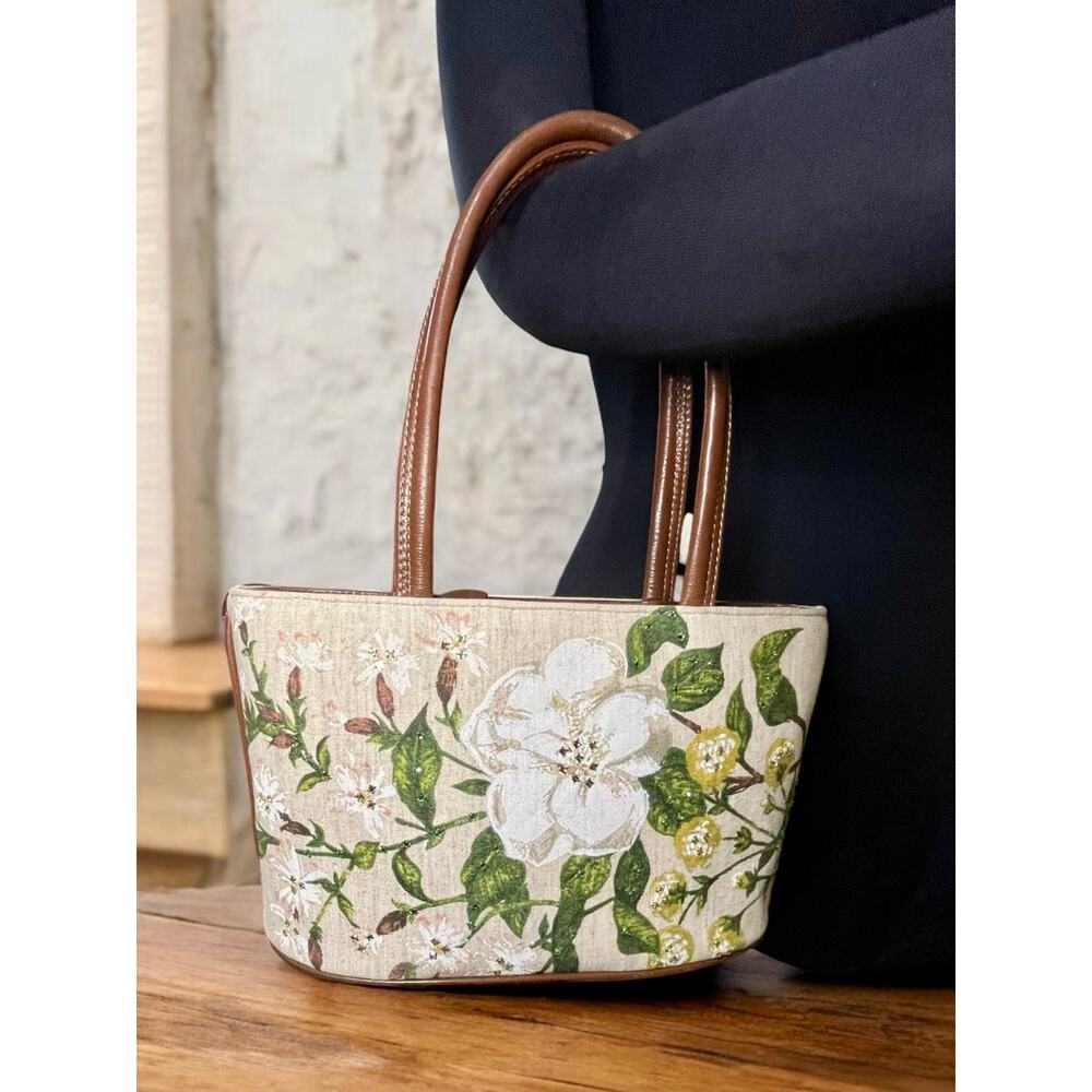 Y2K Isabella Fiore Floral Beaded Tote Bag - Picture 8 of 16